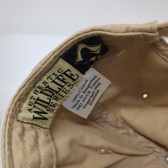 Louie's Landing Moose Lake WI Baseball Cap Brown One Size Adjustable Dri-Duck - Picture 9 of 9